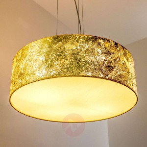 Złota lampa wisząca AURA - made in Germany