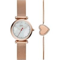Zegarek damski Fossil Carlie Mini Gift Set