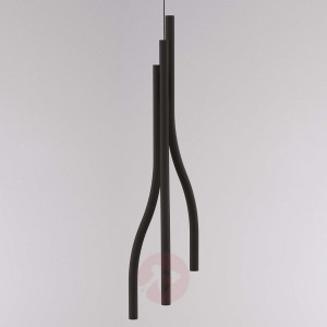Lampa wisząca LED Algae L Ø 23 cm 2 700 K czarna