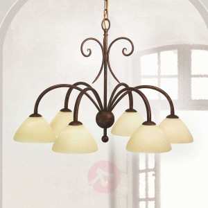 6-punktowa lampa wisząca Federico