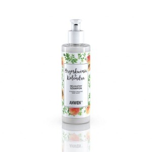 SZAMPON BRZOSKWINIA I KOLENDRA - DO SUCHEJ I WRAŻLIWEJ SKÓRY GŁOWY 200 ML