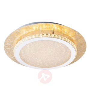Lampa sufitowa LED Tilo złota, 3 000 K 18W
