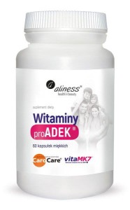 PROADEK 60 KAPSUŁEK - Witaminy A,D,E,K