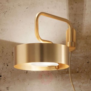 Lampa ścienna Sound z kablem i wtyczką