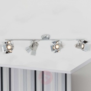 Movie - punktowa lampa sufitowa LED, chrom