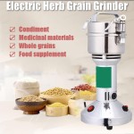 Młynek do zboża - Maszynka do ziół, zbóż, pieprzu - 300g - Srebrno -zielony