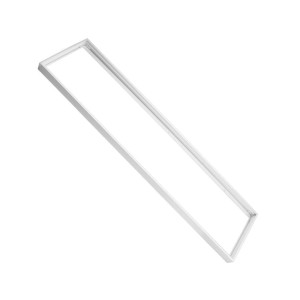 Rama montażowa panel led 120x30 natynkowa srebrna