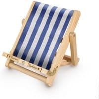 Stojak na książkę Deckchair Bookchair Stripy Blue