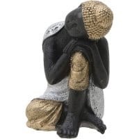 Dekoracja Buddha Black & Gold