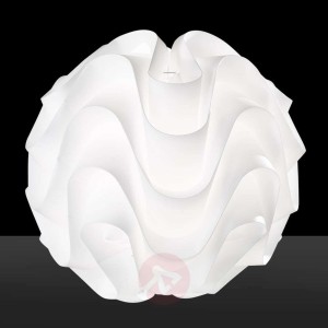 Maya - okrągła lampa stołowa o falistej strukturze