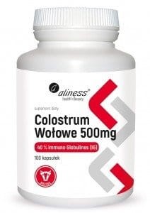 COLOSTRUM WOŁOWE 100 KAPSUŁEK