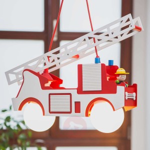 Lampa wisząca Wóz strażacki Fred