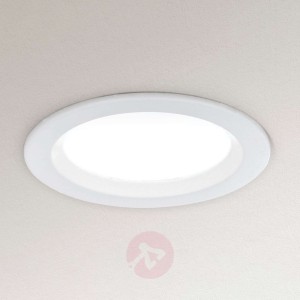 Ściemniana oprawa wpuszczana LED Spock Ø 9cm biała