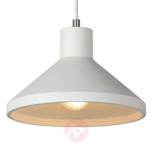 Naturalna lampa wisząca Gipsy z gipsu