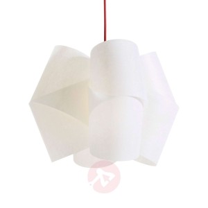 Interesująca lampa wisząca Julii czerwona 36