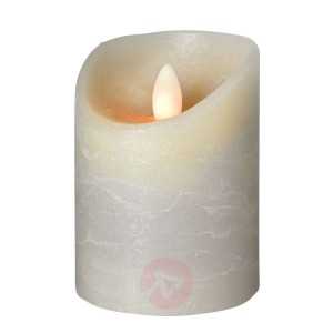 Świeca LED Shine, Ø 7,5 cm, szara, 10 cm