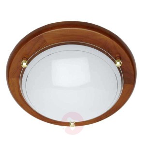 Lampa sufitowa Fidschi dąb w marynarskim stylu