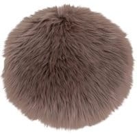 Sztuczna skóra jagnięca na siedzisko Lambskin Round Mushroom 35 cm