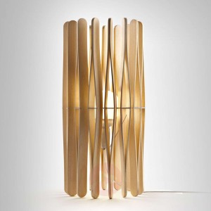 Fabbian Stick lampa stołowa, cylindryczna