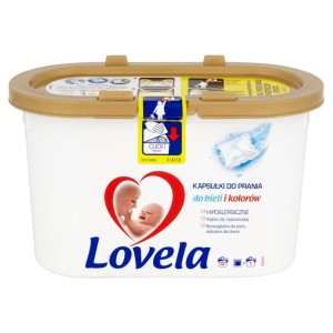 Lovela - Kapsułki do prania białych i kolorowych ubranek i ...