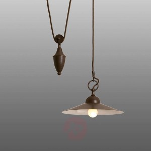 Lampa wisząca z regulacją wysokości Pusta