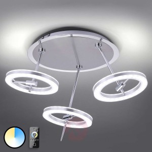 Sterowana lampa stołowa LED Q-Amy z pilotem