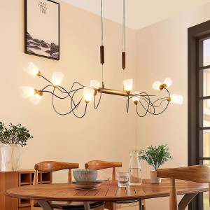 Regulowana lampa wisząca LED Hannes, ściemniana