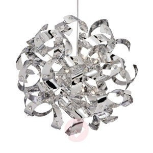 Lśniąca lampa wisząca CURLS z kryształami 36