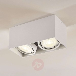 Downlight LED Rosalie, kątowy, 2-punktowy biały