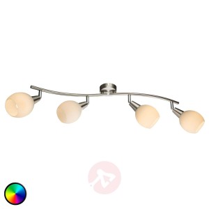 4-punktowa lampa sufitowa LED RGB Kaiden