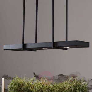 Fantazyjna lampa wisząca LED Tray, czarna