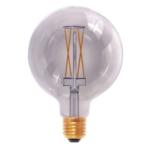 E27 6W 920 żarówka globe kulista LED smokey grey