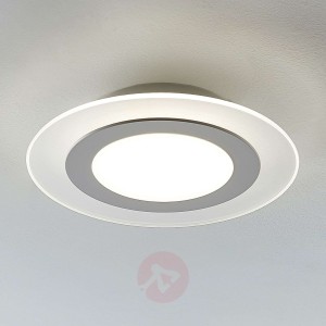 Lampa sufitowa LED Derik okrągła uni. biel, ściem.