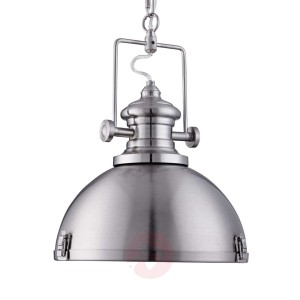 Modna industrialna lampa wisząca Silver