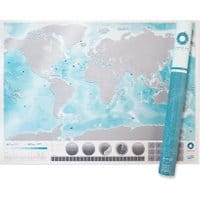 Mapa zdrapywalna Oceans