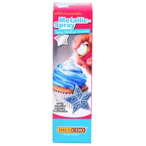 Decocino - Srebrny metaliczny barwnik w sprayu do dekorowania...