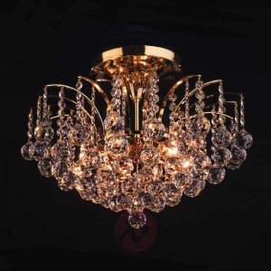 Lampa sufitowa LENNARDA - 24-karatowe złoto