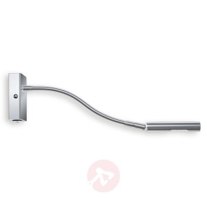 Energooszczędna lampa ścienna LED MODEL, nikiel