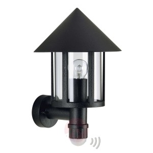 Czuła na ruch lampa ścienna zewnętrzna Laterna