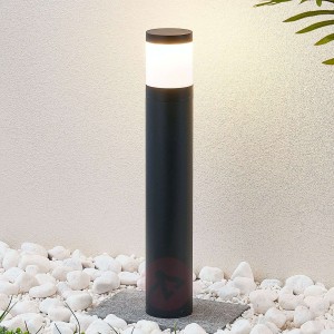 Słupek oświetleniowy LED Nitalia, okrągły, szary