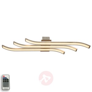 Złota struktura – lampa sufitowa LED Largo