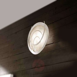 Piękna lampa ścienna Galassia, biała
