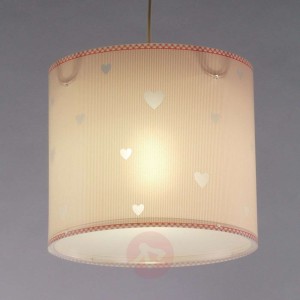Różowa dziecięca lampa wisząca Sweet dreams
