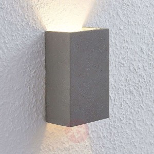 Lindby Albin kinkiet LED z betonu