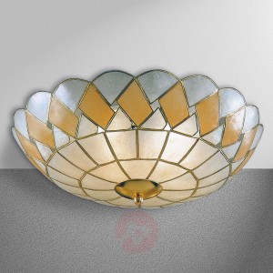 Lampa sufitowa ASHTON z masy perłowej, 2-punktowa