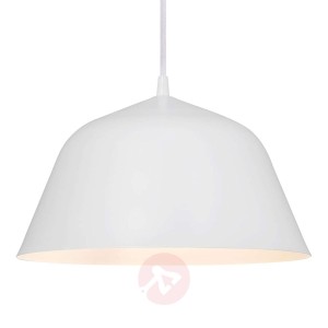 Lampa wisząca Ella Ø 30 cm, biała
