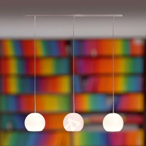 Lampa wisząca Casablanca Ball, 3-punktowa