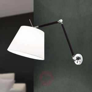 Lampa ścienna Leandro, elastyczne ramię