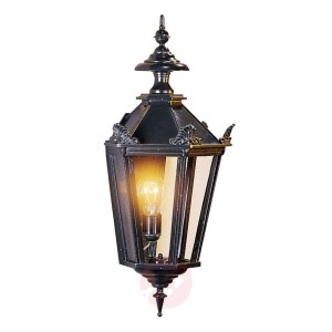 Stylowa lampa ścienna zewnętrzna Oxford czarna