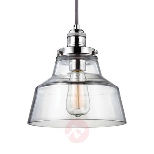 Lampa wisząca Baskin A, zawieszenie nikiel